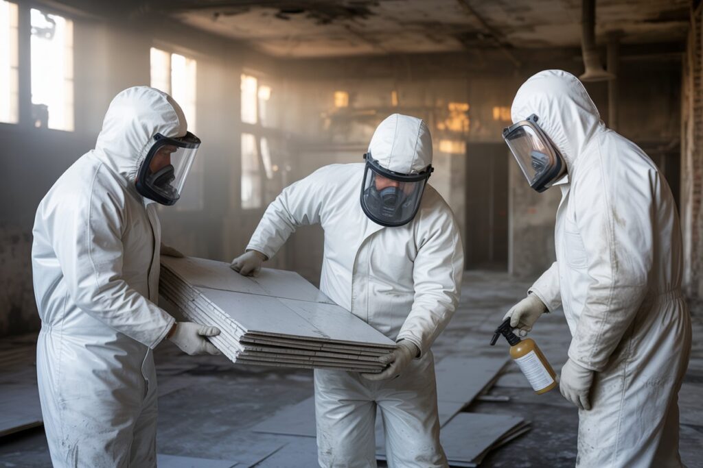 moving asbestos